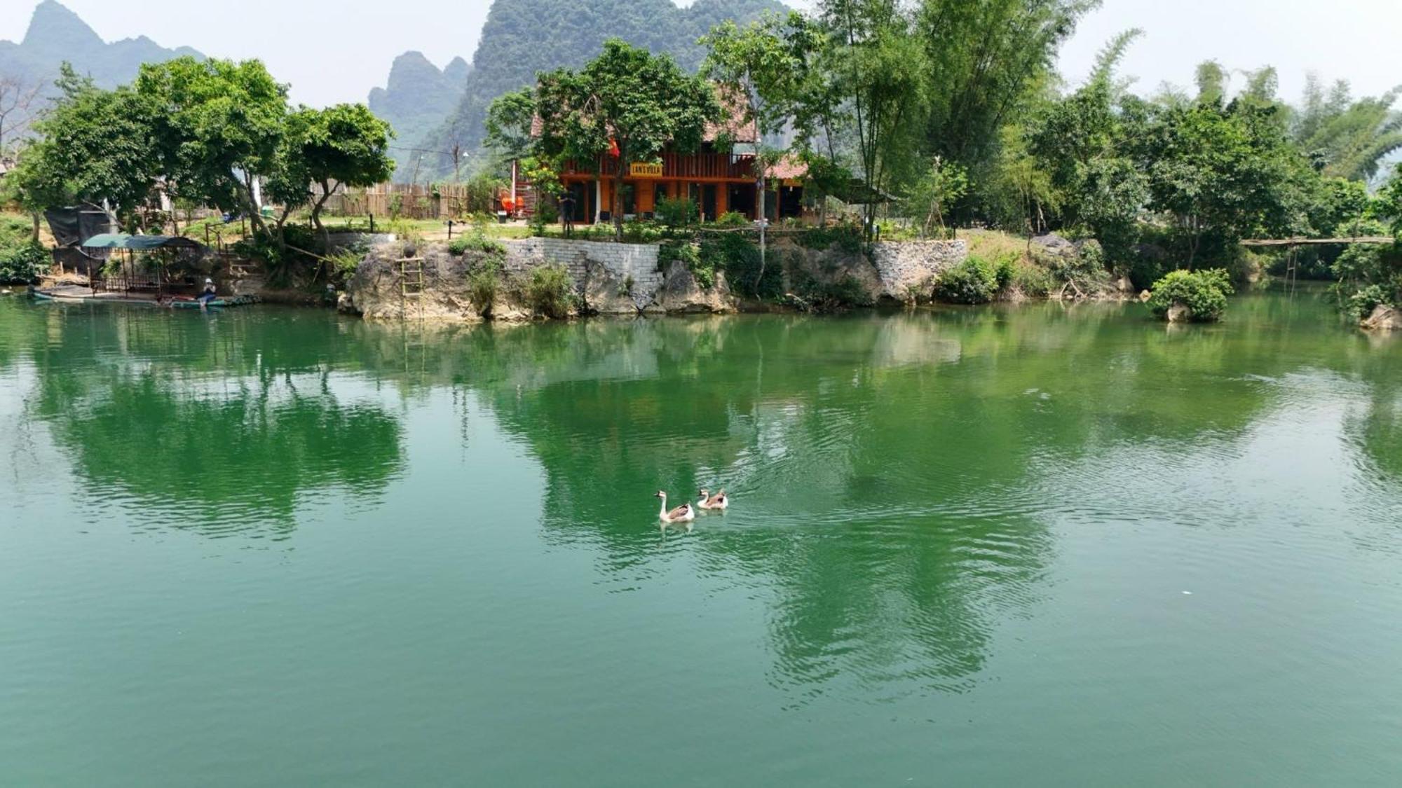 Lan's Thac Ban Gioc Waterfalls Деревянный коттедж Каобанг